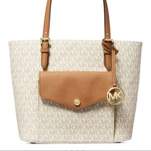 MK Logo embellishments tote for sale!